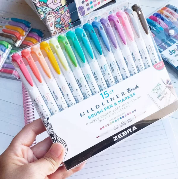 Mildliner Brush Set 15 Colores - Imagen 4