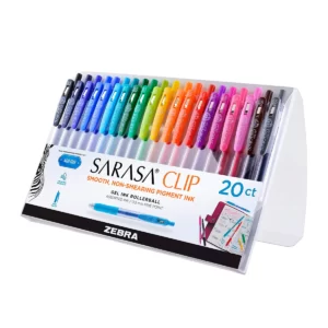 Set 20 Lápices gel Rollerball Sarasa Clip