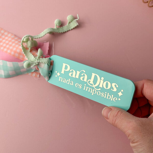 Marcador "Nada es Imposible para Dios" - Imagen 2